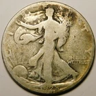 1928-S  Walking Liberty Half Dollar 90% Silver  "As Pictured-Not Cleaned"