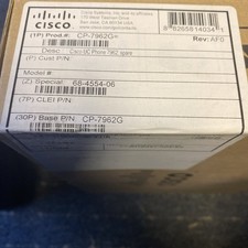 Cisco Unified IP Phone CP-7962G   New  OVP   Wideband Audio   PoE