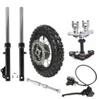 Front Forks Triple Wheel 2.50-10 Tire Disc Brake Mini Bike CRF50 XR 70/90/110cc