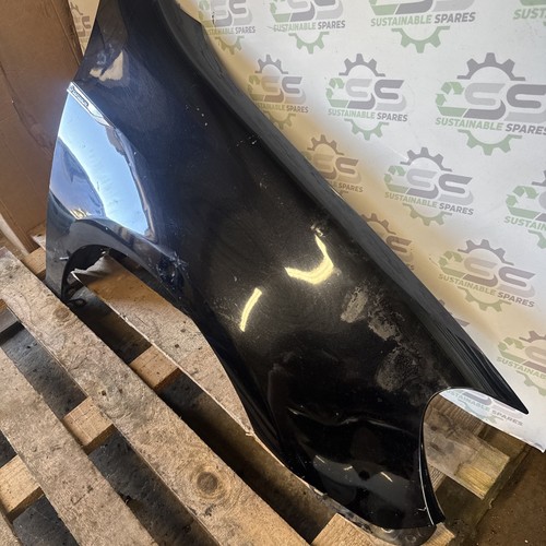 VW GOLF MK6 (2008-2012) WING PANEL FRONT DRIVER RIGHT SIDE IN BLACK LC9X - Picture 4 of 11