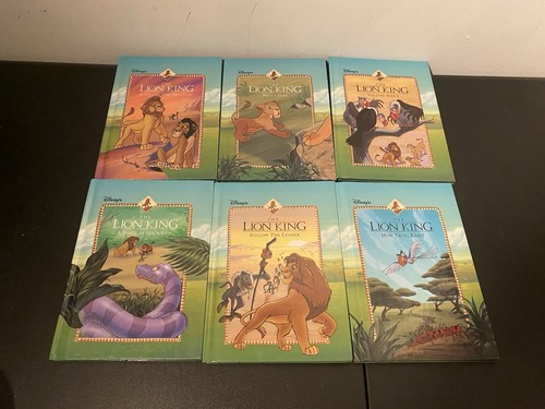 Disney The Lion King Six New Adventures 1994 Hardback Books Complete Set Read