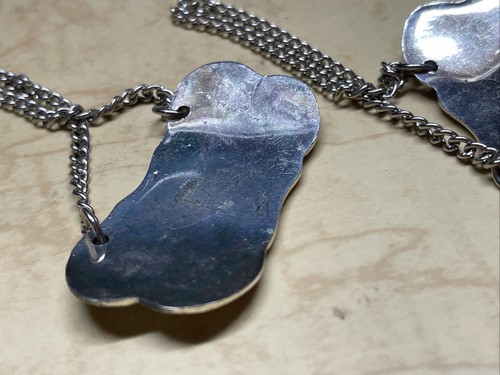 2 etiquetas de jarra de botella de licor de metal color plata BOURBON & SCOTCH vintage de 2,25" - Imagen 10 de 13