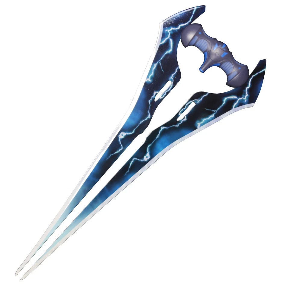 26.7in Halo Energy Sword/Lightsaber Lightning Stripe Metal Cosplay Collection B - Image 3 of 4
