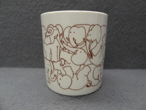 Tazza tazza caffè Taylor & Ng Elephant vintage MCM 1979 anni 70 Risque novità classica vittoria - Foto 3 di 15