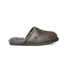 UGG PEARLE SPARKLE GUNMETAL LEATHER CLASSIC WOMEN'S SLIPPERS SIZE US 5/UK 3 NEW