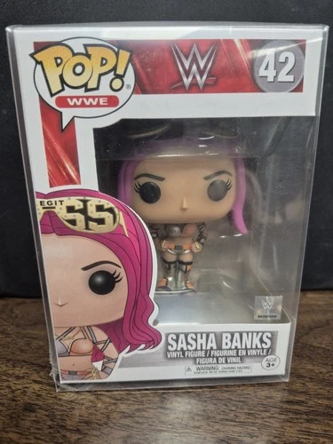 Funko Pop WWE Sasha Banks #42 Vaulted W/Protector AEW Mercedes Mone The CEO