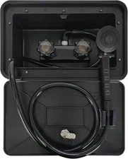 Outdoor Shower Enclosure Kit RV Outdoor Shower Faucet Hose Camper Trailer