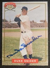 1994 Nabisco All Star Legends Duke Snider Limited Edition Autograph COA
