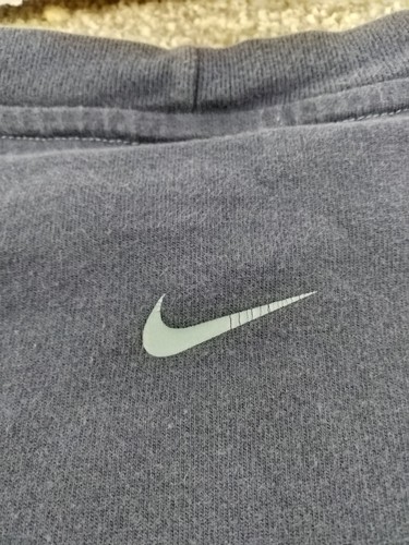 Vintage Y2K Nike Shirt Herren XL Blau Langarm Spell Out Logo Silver Tag Belüftet - Bild 13 von 13