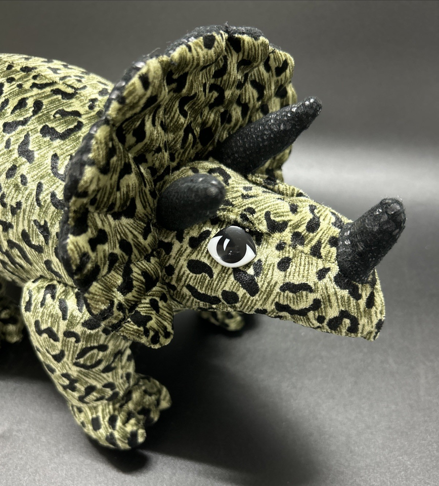 Trudi Triceratops Plüsch-Dinosaurier – 22x10x9 Cm, Made In Italy, Waschbar, Geschenk Für Kinder