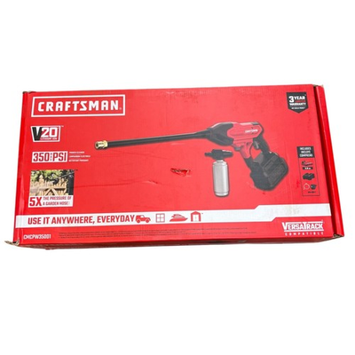 #ad CRAFTSMAN V20 Cordless Pressure Washer Spray Gun $94.99
