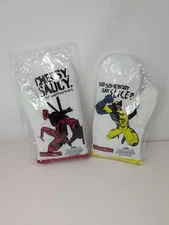 Pair Of Deadpool And Wolverine Sealed Digiorno Oven Mitts Brand New