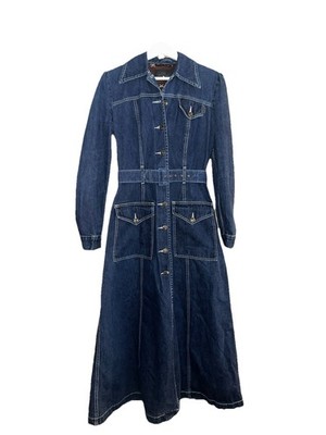Rare Designer Vintage John Richmond Destroy Denim Dress/Jacket Size M