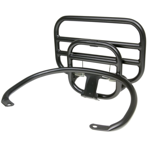 Koffer Eleganter Gepäckträger klappbar in Schwarz für: Vespa GT, GTV, GTS Roller - Bild 1 von 1