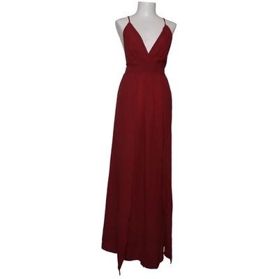 Shein, Maxikleid, Größe: 38, Rot, Polyester, Einfarbig, Damen #ThQ