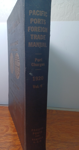 Frank Waterhouse Guide Pacific Ports 6th 1920 International Shipping Manual RR35 - Picture 2 of 13