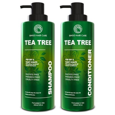 Tea Tree Shampoo Conditioner Duo - Oil Control Formula