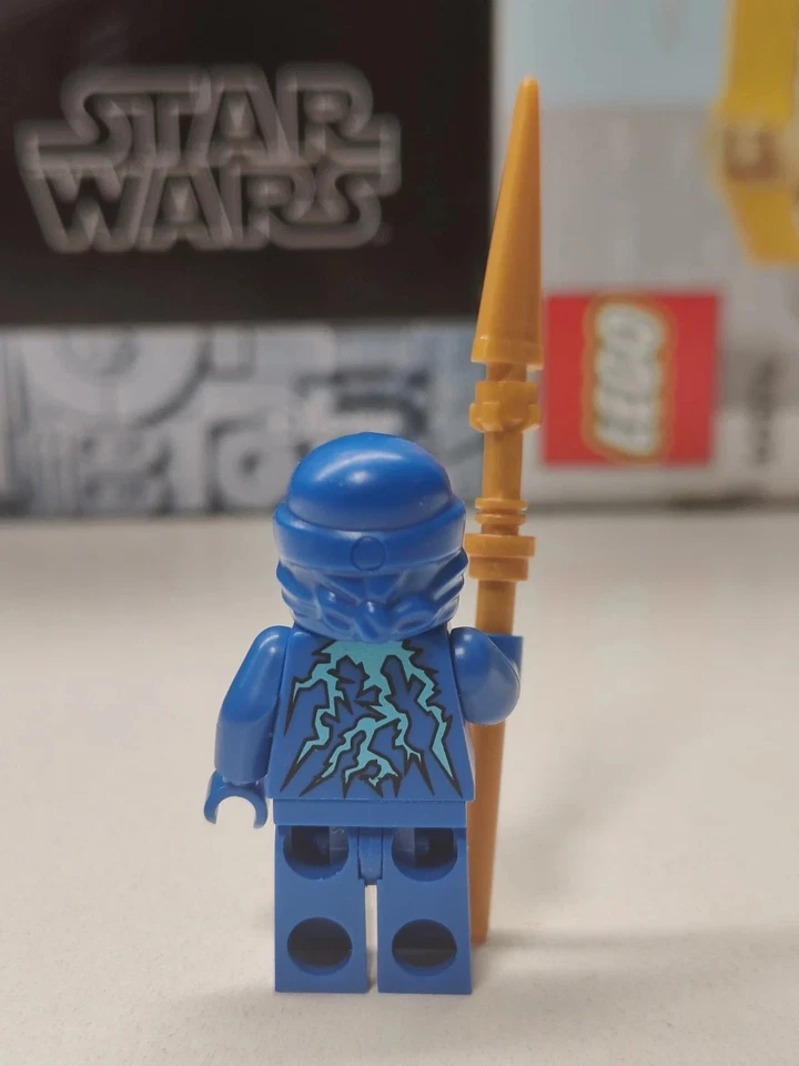 NUEVO Ninjago NRG Jay Minifigura Lego Personalizada Blue Lightning Ninja 9570 Foto 2 de 4
