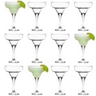 Margarita Glasses Classic Style Party Drinking Barware 300ml Clear