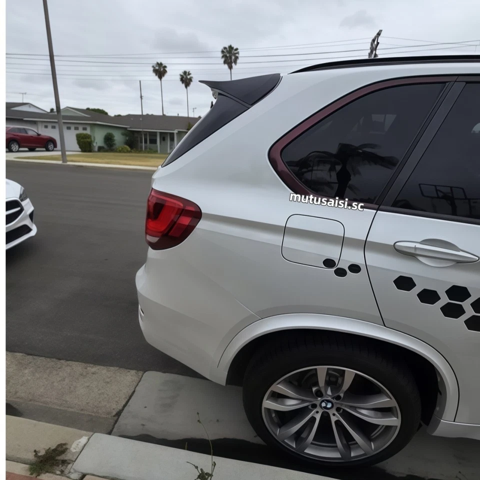 Fit For BMW X5 F15 2014-2018 Rear Tailgate Window Lip Roof Spoiler Roofline Wing Foto 4 de 4