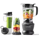 NutriBullet 1200W Full-Size Blender Combo Matte Black, 64-Oz Pitcher + Cups NEW