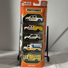 Matchbox MBX Rescue 5-Pack Gift Set 1:64 Diecast NIP