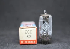 Telefunken ECC82   "smooth plates"   NOS
