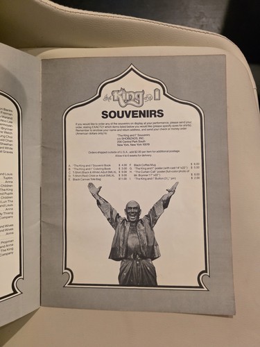 VINTAGE-RARE! "THE KING and I" SOUVENIR BOOK with YUL BRYNNER/18 PAGES! - Bild 5 von 6