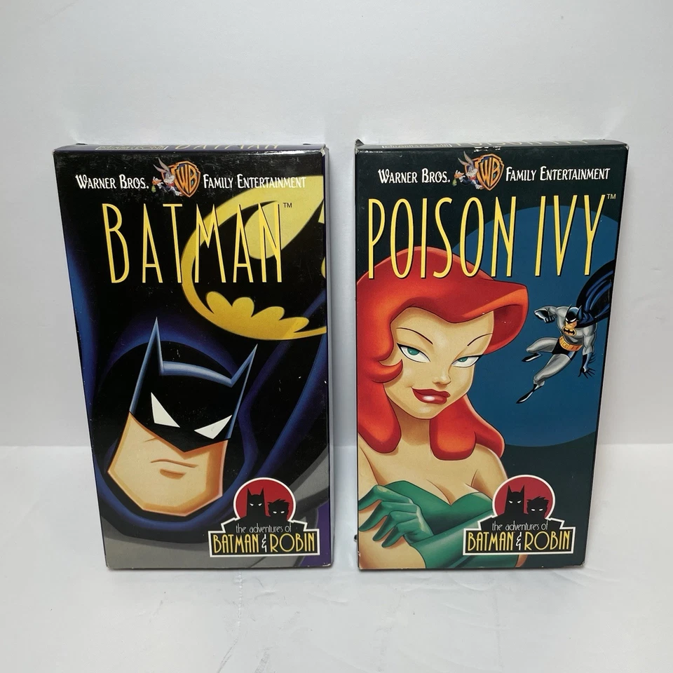 Lote de 4 cintas VHS Aventura de Batman y Robin El Pingüino y Batman y Mr. Freeze Foto 2 de 4
