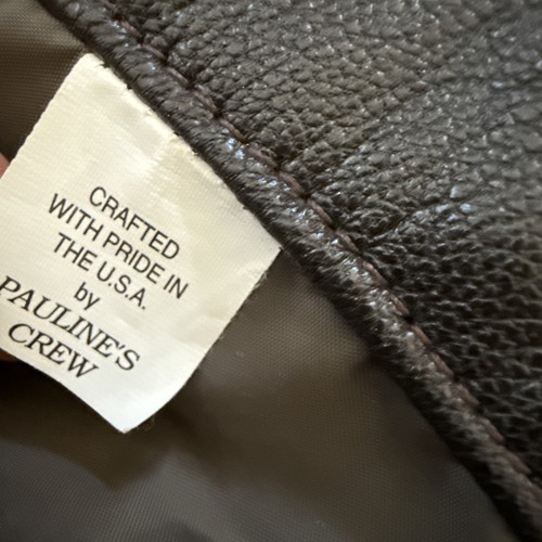 Sporty's Pilot Shop USA TYPE G-1 GOAT SKIN Leather FLIGHT Top Gun L JACKET 42 44 - Picture 6 of 9