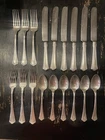Antique R Wallace & Sons Sterling Silver Flatware Set For 6 “M” Monogram