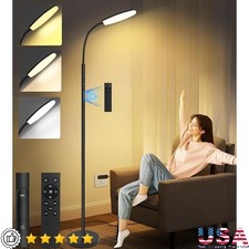 Light Therapy Lamp 10000LUX Adjustable Remote Control Memory Function UV-Free US