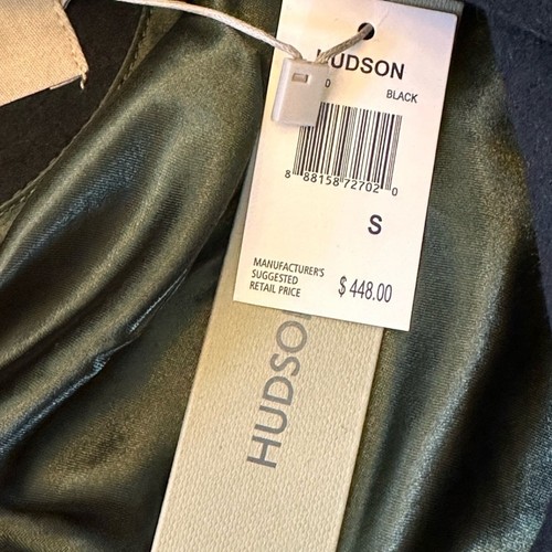 Hudson jeans NWT size S black double breasted wool peacoat sold at Nordstrom - Picture 9 of 15