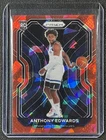 ANTHONY EDWARDS 2020-21 PANINI PRIZM #258 ROOKIE RED ICE RC TIMBERWOLVES