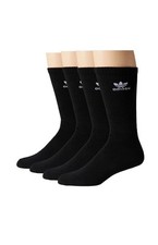 adidas Men's Athletic Cushioned Crew Socks with Arch Compression 6-Pack