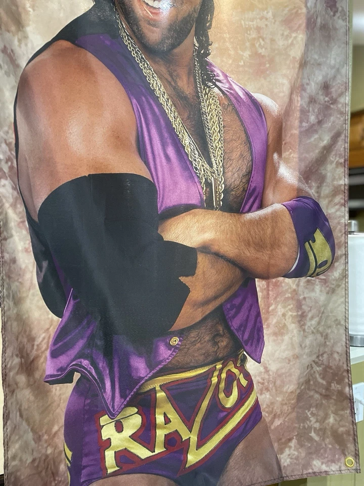 WWF Razor Ramon WCW Scott Hall 5 pies bandera nWo the Outsiders bandera de lucha libre Foto 3 de 3