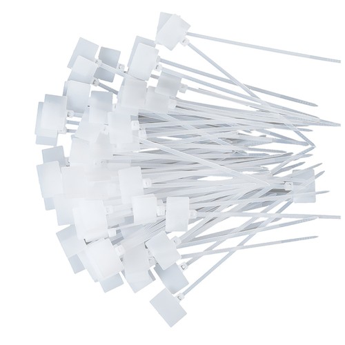 100Pack Zip Ties Write on Ethernet RJ45 RJ12 Wire Power Cable Label Mark Tags F - Photo 3/7
