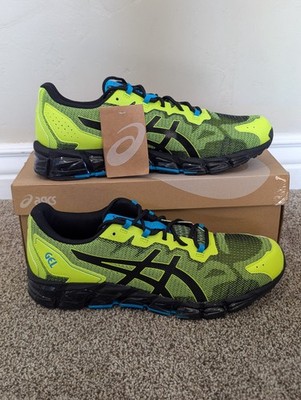 Size 12.5 Men's Asics Gel-Quantum 360 6 Green/Black Athletic Shoes 1201A062-300