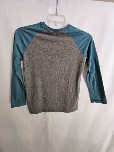 Tony Hawk Boys Long Sleeve Raglan Graphic Tee Gray Blue Size M (10/12) - Picture 2 of 6
