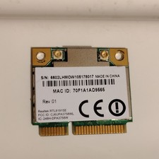 Realtek RTL8191SE Wireless Wi-Fi Mini PCI Express Card