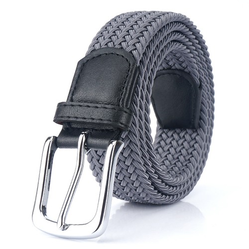 Geflochtener Stretch-Gürtel Elastisch für Jeans unisex Casual Fit Stahlschnalle - Bild 12 von 14