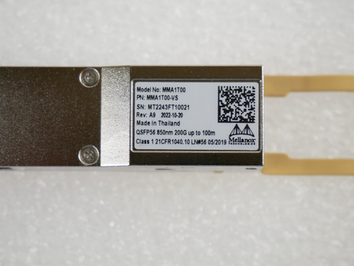 Mellanox MMA1T00 MMA1T00-VS 200GbE SR4 100m 850nm QSFP56 Transceiver Module # - Afbeelding 4 van 4