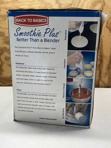 Smoothie Plus Blender, Margarita Maker Back to Basics New - Picture 3 of 7