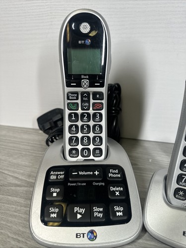 BT4600 Twin Advanced Nuisance Call Blocker Duży przycisk Telefon bezprzewodowy Zestaw głośnomówiący - Zdjęcie 2 z 11
