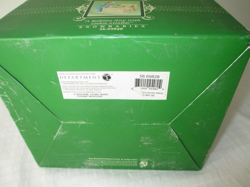 Department 56 Snowbabies Gutenachtgeschichte mit Krümelmonster Gästesammlung 2006 - Bild 8 von 9