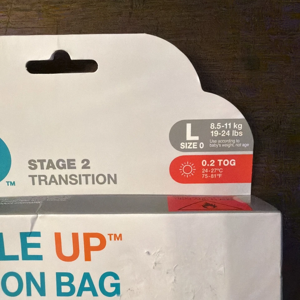 Bolso de Transición Love To Dream Swaddle Up Silky Lux Lite .2 TOG Talla L Celestial Foto 2 de 4