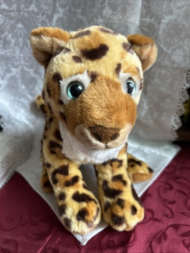 WILD REPUBLIC SNOW LEOPARD Stuffed Animal PLUSH K&M Intl. 12” - Picture 2 of 13
