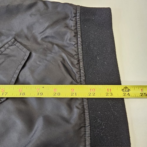 Karl Lagerfeld Paris XL Black Cat Patch Bomber Jacket - Picture 19 of 19