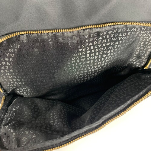 Mochila grande Kate Spade New York negra de nailon Hilo Blake Avenue DEFECTUOSA - Imagen 11 de 15