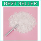 Fluttering White Confetti Wands - Perfect for Weddings, Graduations & Parties